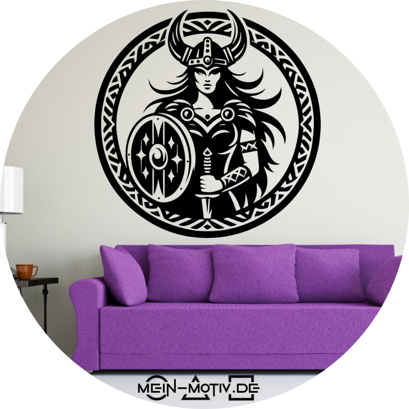 Preview: Wandtattoo 46382 Wikinger-3